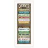 "Office Rules" By Marla Rae, Ready to Hang Framed Print, White Frame