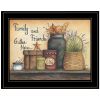 "Family and Friends" By Mary June, Ready to Hang Framed Print, Black Frame