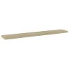 Bookshelf Boards 4 pcs Sonoma Oak 23.6"x3.9"x0.6" Engineered Wood