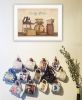 "Country Kitchen" By Susie Boyer, Ready to Hang Framed Print, White Frame