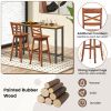 Swivel 30-Inch Bar Height Stool Set of 2 with Footrest