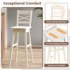 Swivel 30-Inch Bar Height Stool Set of 2 with Footrest